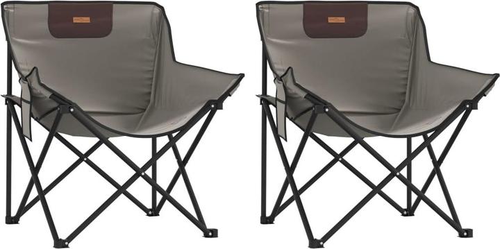 Actual product image VidaXL Camping chairs 2 pcs. with folding bag