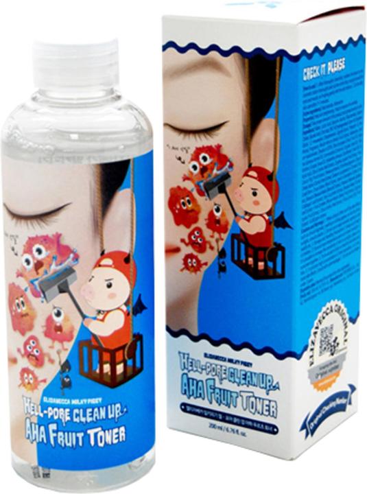 Image du produit Elizavecca Milky Piggy Hell-Pore Clean Up AHA Fruit Toner (Lotion tonique, 200 ml)