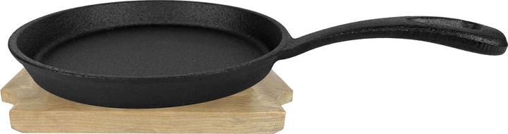 Produktbild All'Grill Guss-Minipfanne ø 13 cm mit Holzuntersetzer (Gusseisen)