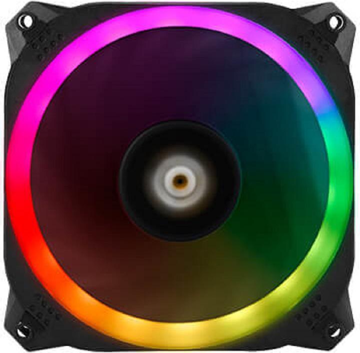 Image du produit Antec Ventilateur Prizm 120 ARGB, paquet de 3, comprenant un contrôleur et des bandes LED RGB (120 mm, 3 x)