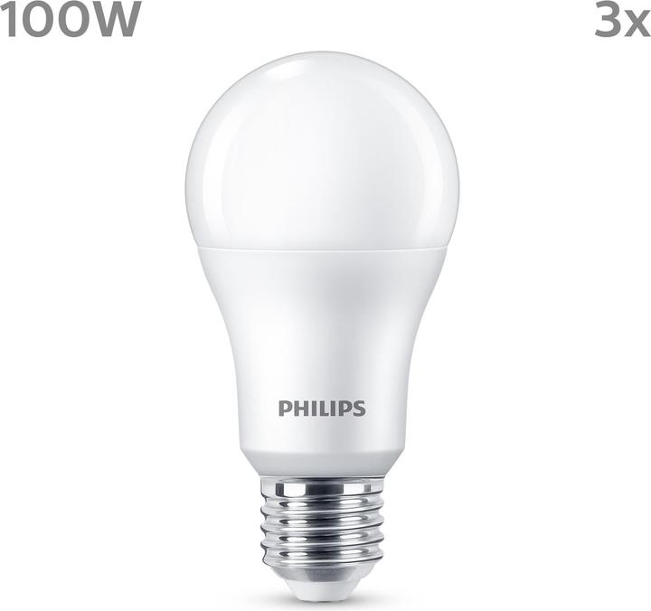 Image du produit Philips Ampoules à LED (E27, 13 W, 1521 lm, 3 x, E)