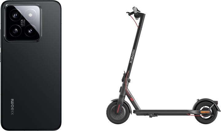 Xiaomi 14 avec Electric Scooter 4 Lite (512 Go, Noir, 6.36", Double SIM, 50 Mpx, 5G)