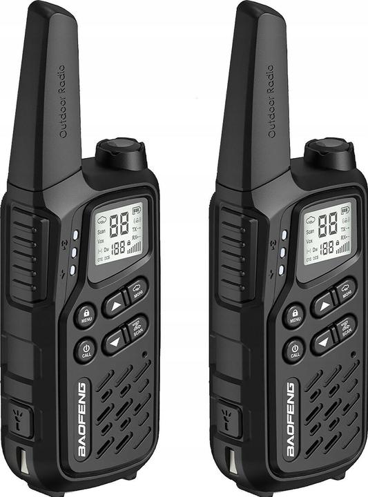 Actual product image Baofeng Walkie-Talkie BF-T25E Black (10 km)