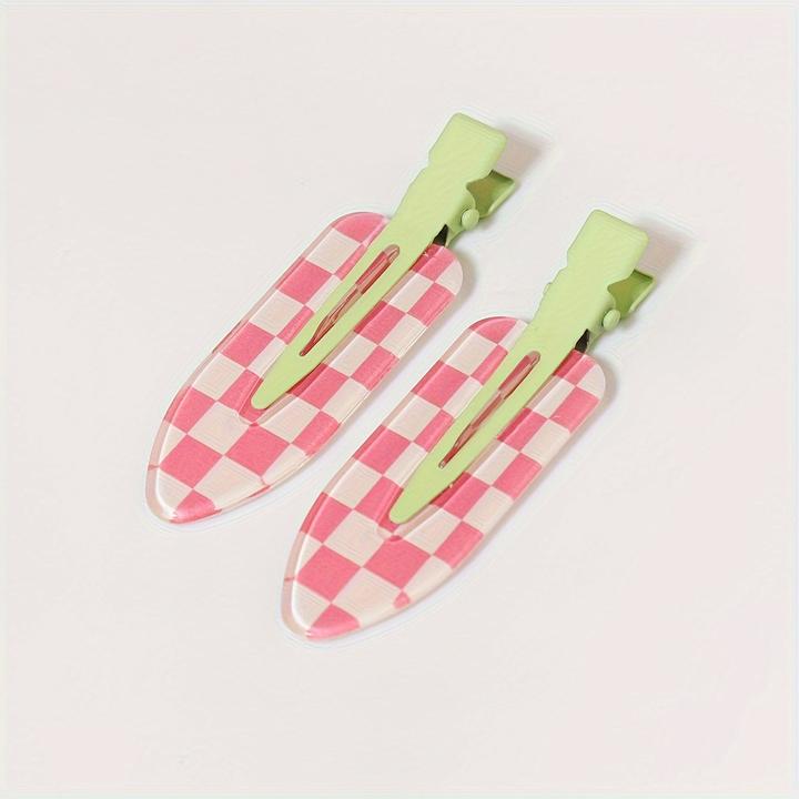 Activity Board 2pcs Assorted Cute Hair Clips, Non-Slip Hair Barrettes, Side Bangs Duckbill Clips, Trendy Hair (2 Stk.)