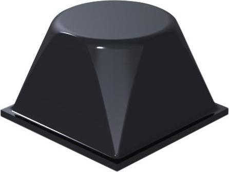 Immagine prodotto RND Components Piedini in gomma, quadrati, 20,6x20,6x13,2 mm, 65 Shore A, nero