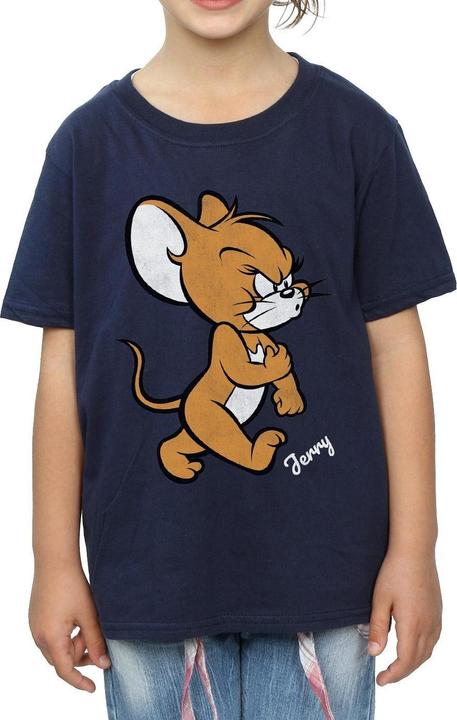 Actual product image Tom & Jerry Girls Mouse Cotton T-Shirt (152, 158)