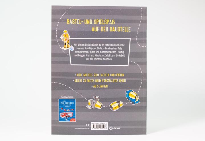 Produktbild Loewe Mein 3D-Bastelbuch - Falten, kleben, spielen - Baustelle (Deutsch, Norbert Pautner, 2024)