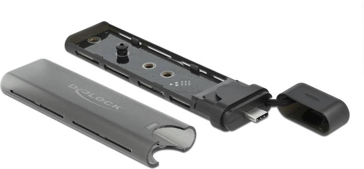 Actual product image Delock External enclosure USB-C, NVME&SATA M.2, bootable, 10Gbps (M.2 2242, M.2 2230, M.2 2260, M.2 2280)