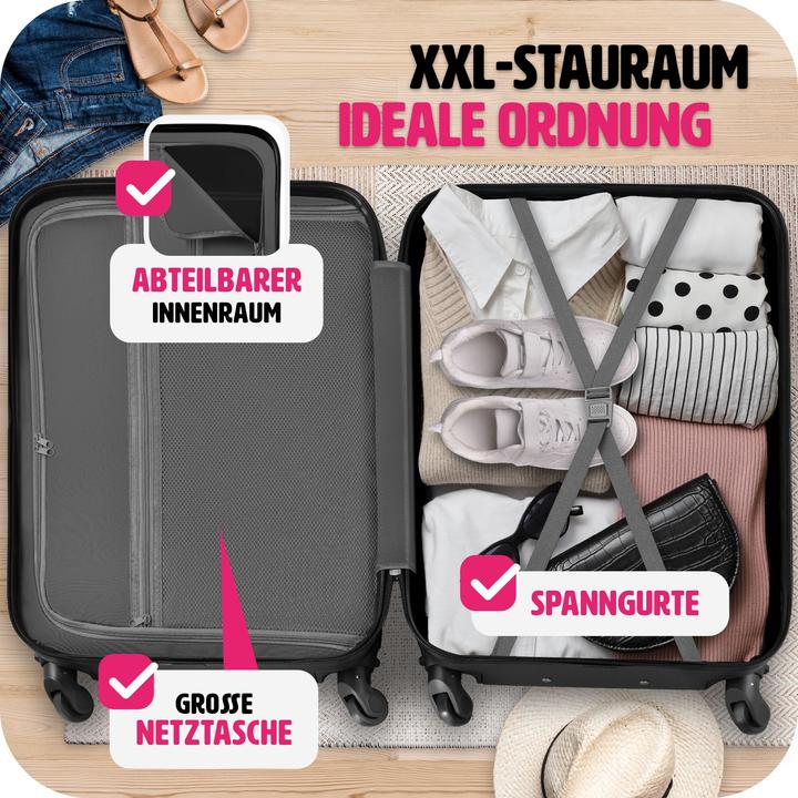 Produktbild tectake Hartschalenkofferset (106 l, Handgepäck (bis 50l), M (50 - 90l), L (90 - 115l), XL (ab 115l))