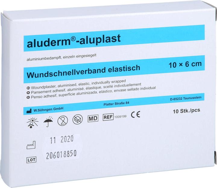 Produktbild Aluderm aluplast elastisch 1 m x 6 cm Wundauflage, 1 St. Pflaster (1 x)