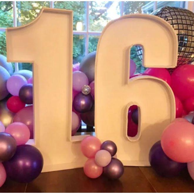 Immagine prodotto MU Style Cornice per palloncini fai da te della serie Number
