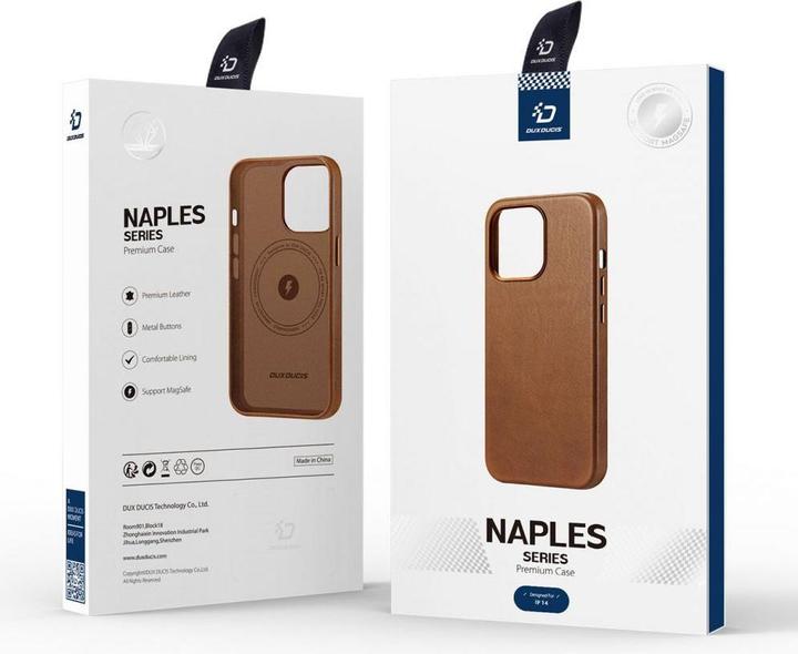 Produktbild Dux Ducis Naples Series Echtleder Hülle (Apple iPhone 14)