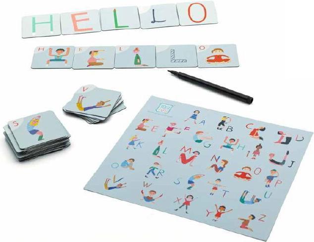 Produktbild Yogi Fun Yoga ABC Magnete (Englisch, Deutsch, Französisch, Italienisch)