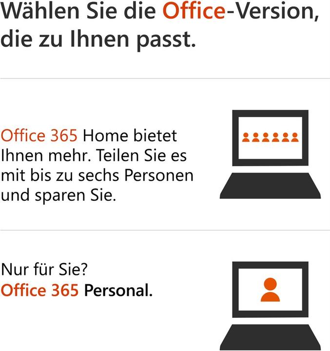Produktbild Microsoft Office 365 Personal Deutsch (1 User, 12 Monate)