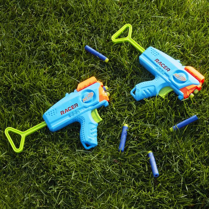Actual product image Nerf Elite Junior Racer Easy Play Dart Blaster