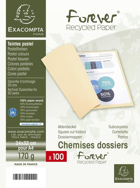 Actual product image Exacompta Collection folders - File covers (A4, 100 x)