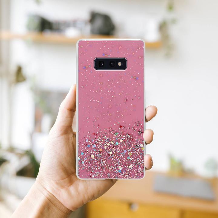 Produktbild Cadorabo TPU Cover funkelnder Glitter (Samsung Galaxy S10e)
