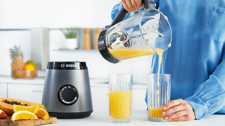 Actual product image Bosch Hausgeräte MMB6174S VitaPower Blender, 1200 W, Silver (1200 W)