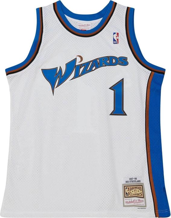 Mitchell & Ness Swingman Rod Strickland Washington Wizards 97-98 Jersey - S (S)