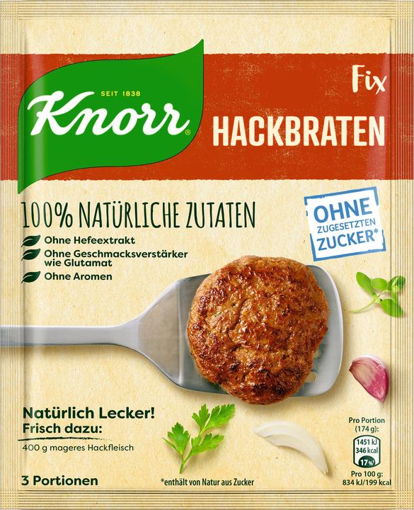 Image du produit Knorr Naturellement délicieux! Rôti de viande hachée (61 g)