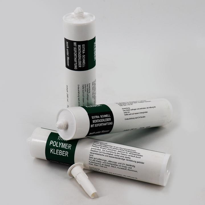 Immagine prodotto Aquagart 4 x Kleber Ufermatte Steinfolie Böschungsmatte für die Teichfolie 290 ml weiss