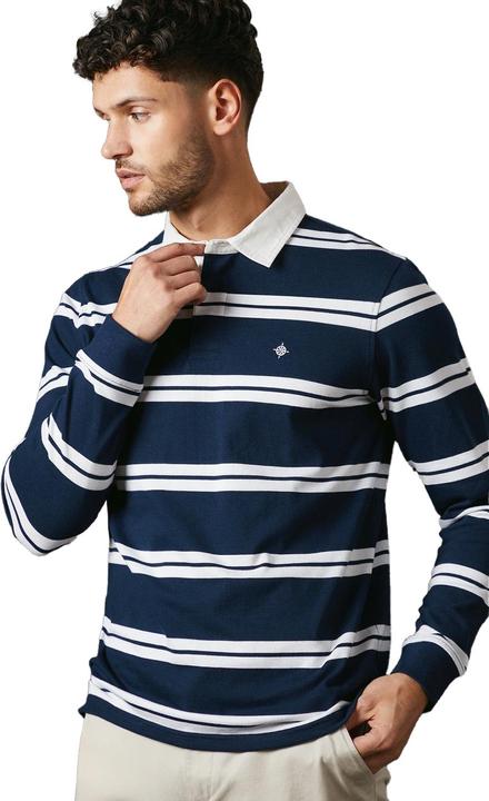 Immagine prodotto Universal Textiles Milton Maglietta Strisce Stile Rugby Uomo (M)