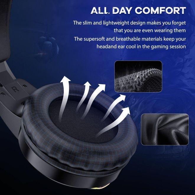 Produktbild Onikuma K16 Gaming Over-Ear Headset mit Mikrofon (Kabelgebunden)