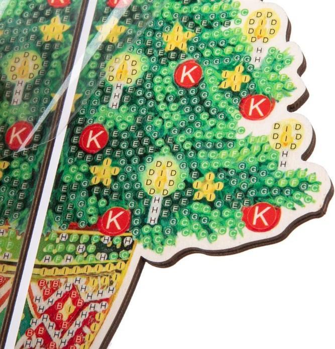 Actual product image Craft Buddy Crystal Art 3D-Weihnachtsbaum – Kreativset für festliche Szenen