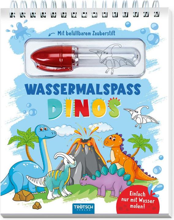Actual product image Water Colouring Fun with Magic Pen Dinosaur