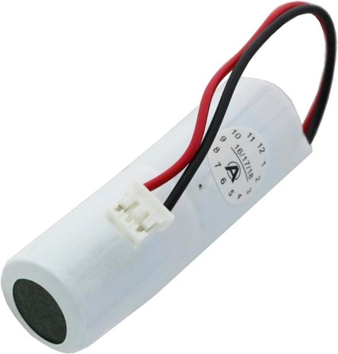 Actual product image AccuCell Battery for Daitem 2 CR-2PE/BN, BATV-23, BATV23 (1 pcs., CR2, 850 mAh)