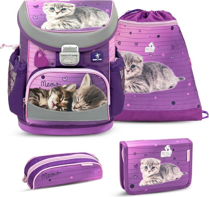 Belmil MINI FIT Schulrucksack-Set Little Caty (17 l)