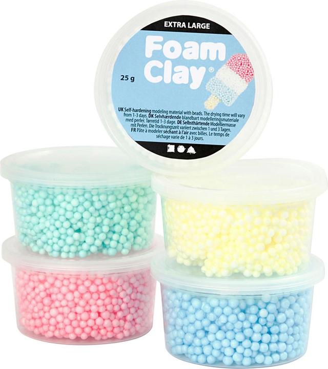 Creativ Company Modellier-Set Foam Clay Extra Large 5-teilig