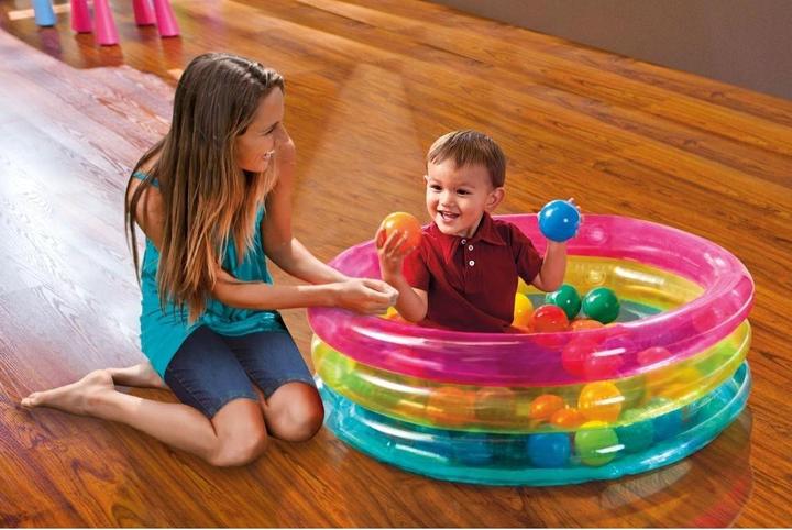 Actual product image Intex Classic 3-Ring Baby Ball Pit