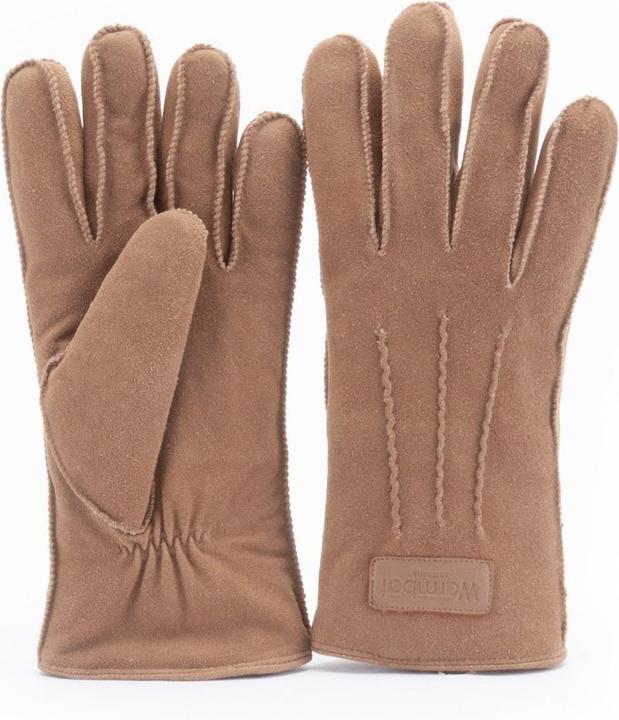 Warmbat Ladies Handschuhe Ziege Sué © de - Cognac - Grösse s (S)