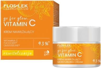 Floslek Laboratorium Go For Glow Vitamin C Feuchtigkeitscreme für Tag und Nacht 50 Ml (50 ml, Tagescreme)