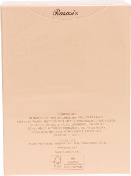 Actual product image Rasasi Shuhrah by Eau de Parfum Spray 90 ml (Eau de parfum, 90 ml)
