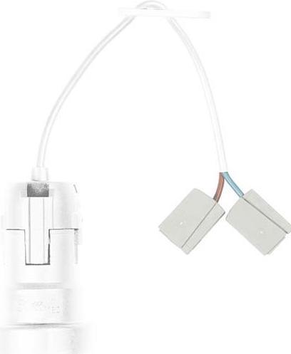 Produktbild Bachmann site socket E27 white0.2m H03VV-F 2x0.75mm plug-in terminals