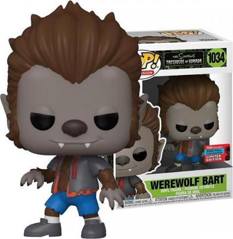 Actual product image Funko Pop! The Simpsons : Werewolf Bart (1034) Exclusive