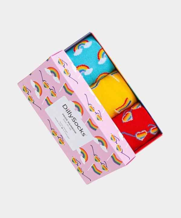 Produktbild DillySocks Pride Rainbow (3er Pack, 36 - 40)