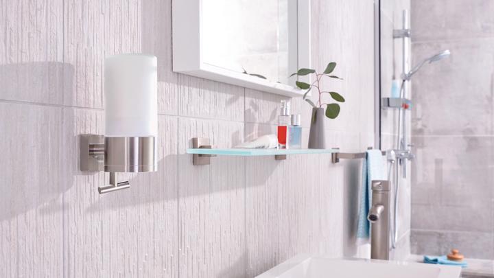 Actual product image tesa EXXCLUSIV Towel hook incl. adhesive solution without drilling