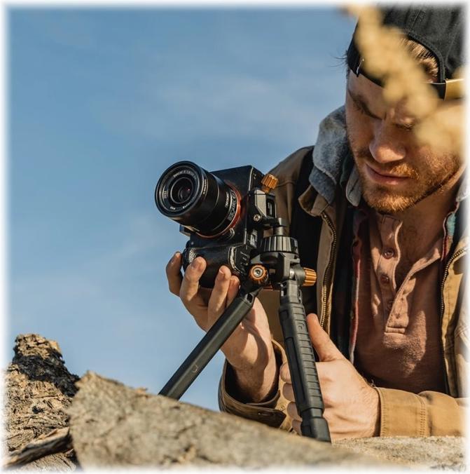 Actual product image PolarPro Apex Minimalist table tripod (Metal, Plastic)