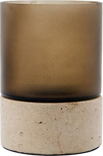 Actual product image House Doctor Candlestick, HDRivo, brown (14 x 10 cm)