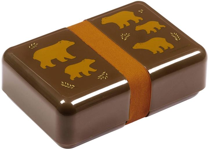 Produktbild A Little Lovely Company Lunchbox Bär SBBEBR48 braun 18x6x12cm