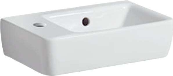 Produktbild Geberit Renova Nr.1 Comprimo Neu Handwaschbecken, 40x25cm, 276240, mit Hahnloch links (250 mm, 400 mm)