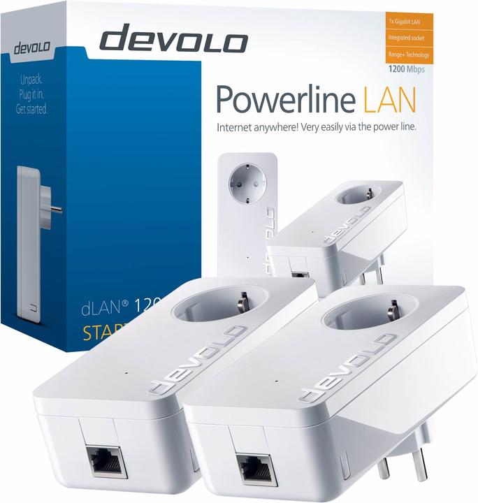 Produktbild Devolo dLAN 1200+ Starter Kit (1200 Mbit/s)