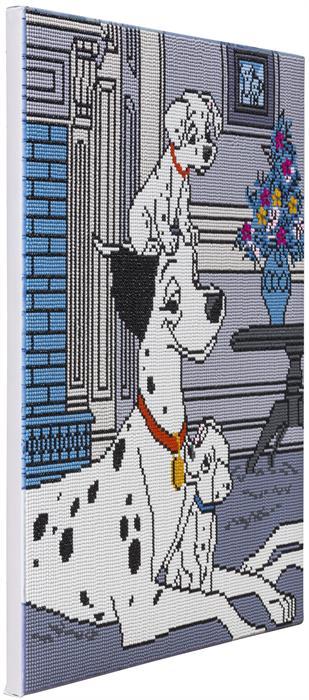 Produktbild Craft Buddy 101 Dalmatiner: Pongo und Welpen, Bild 40x50cm Crystal Art Kit