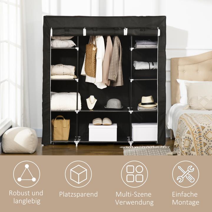 Produktbild Homcom Stoffschrank mit Abdeckung (150 x 43 x 162.5 cm)