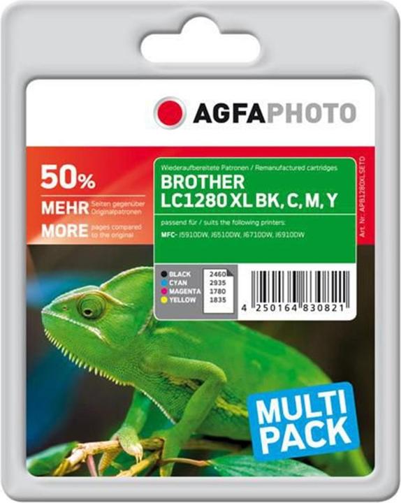 Image du produit AGFAPHOTO Apb1280xlsetd (M, CF, Y, C)