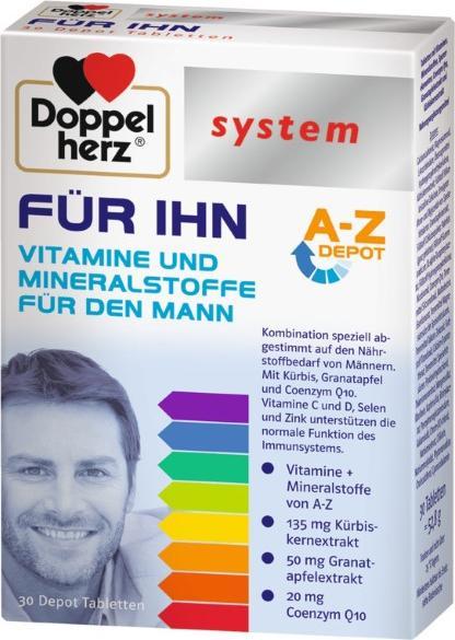 Produktbild Doppelherz system FÜR IHN, 30 St. Tabletten (30 Stück, Tabletten)