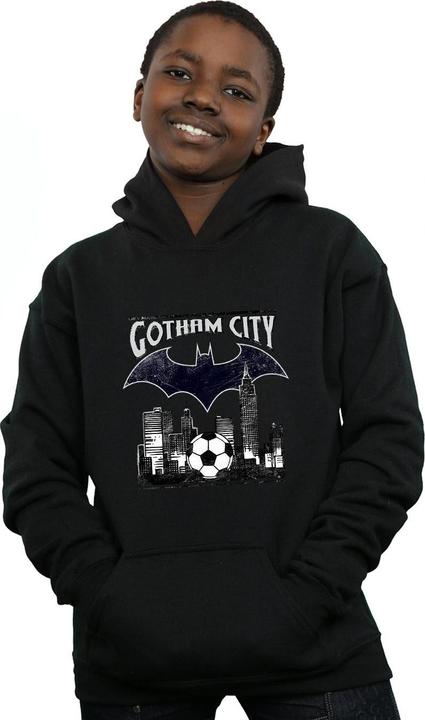 Image du produit - Sweat à capuche BATMAN FOOTBALL GOTHAM CITY - Garçon (140, 146)